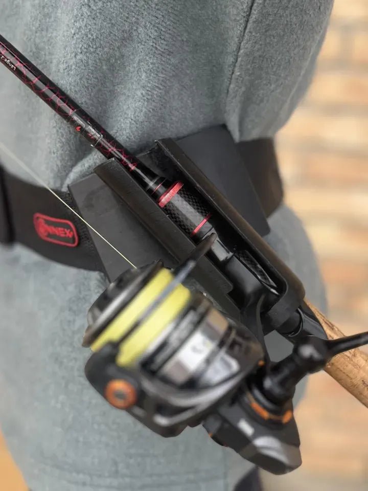 Angelrutenhalter für Gürtel bis 50 Millimeter – Freie Hände am Wasser - DrucktWieNix - 